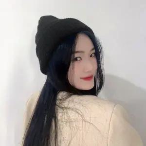 [하프클럽/]베이직 니트 비니 블랙 겨울모자 패션비니 겨울비니
