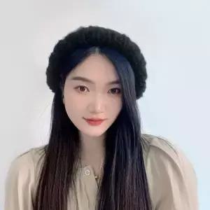 [하프클럽/]헤이슨 니트 비니 화이트 겨울모자 겨울비니 패션비니