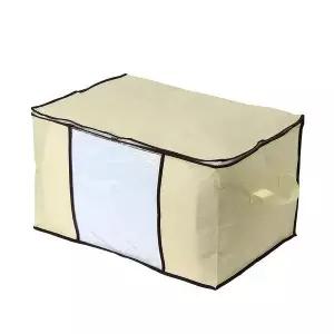 [하프클럽/]리빙포인트 의류 이불보관 정리함 60x40cm 아이보리