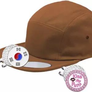 골프 햇클립 간편한 국기 라운딩 골프 볼 마커 자석 선물 골프웨어 악세사리 장식품 필수템 초보 소품 용품