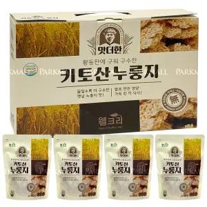 웰크리 황동판에 구운 키토산 누룽지 150gx4팩 (무첨가제 무방부제 식사대용 끓여먹는 옛날누룽지)