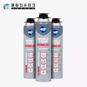 월드폼본드 B2 단열재 본드 우레탄폼 난연폼 접착재 840ml