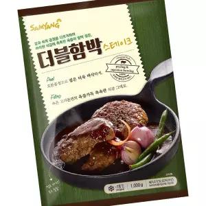삼양 더블함박스테이크 1kg 패티
