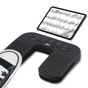 Yueyinpu 블루투스 페이지 터너 페달 ipad 호환 스마트 폰 태블릿 노트북 핸즈프리 자동 풋 스위치 충전식