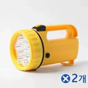 건전지사용 대형 LED 손전등-색상랜덤x2개 LED랜턴
