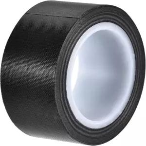 uxcell 내열 테이프 고온 열전달 PTFE 필름 접착 25mm 너비 10m 33피트 길이 블랙