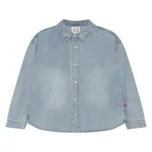노르디스크 OUP26403IC 남 여성셔츠 데님 긴팔 셔츠 U ICE BLUE 6045729