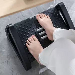 GDM 높낮이 조절 사무실 책상 지압 발 받침대 발받침대 지압받침대 책상발받침대
