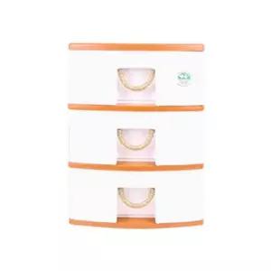코미코모 원목형 수납장 4호 3단 원목형수납장4호 3단 정리 수납함 대형서랍장