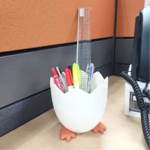 펜홀더 정리함 달걀모양 펜홀더 볼펜꽂이 펜꽂이 필기구트레이 필기구정리함