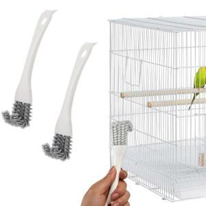 앵무새횟대 1PC 새장 청소 브러시 제거제 앵무새 COCKATIELS 위생 케이지 BUDGIES