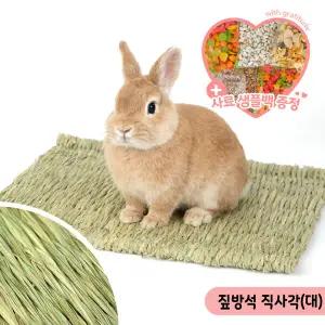 짚방석 직사각(대) 앵무새 둥지방석 바닥깔개 05723