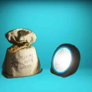 원형 LED 램프 자석 스탠드거치 AAAx3 COB LED 타입