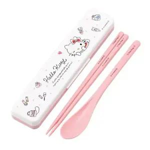 [하프클럽/알티피아]헬로키티 수채 코스메 소음방지 콤비세트 18cm 사무용품