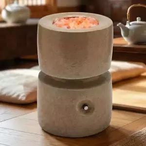 도자기 소금 좌훈기 도자기 명장이 만든 가정용 건식 좌욕기 원적외선 암염 찜질