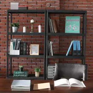 3단(블랙) DIY 수납선반장
