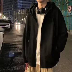 [룽스_62]오버핏 후드집업 후드티 후드 티셔츠 2color
