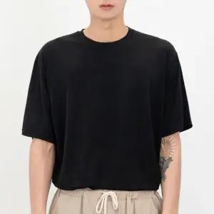 [룽스_62]좋은 여름철 시원한 반팔티 소재 데일리 남성