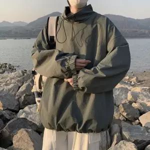 [룽스_62]캐주얼 아노락 데일리 후드티 반폴라