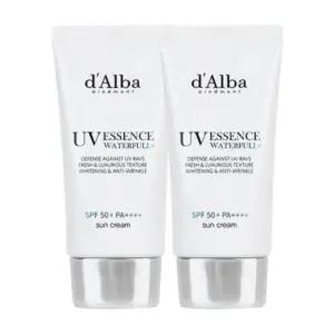 달바 비건 워터풀 에센스 선크림 50ml 2개