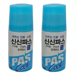 신신파스 바르는 쿨 2개 파프 벌레물림 연고 진통 소염