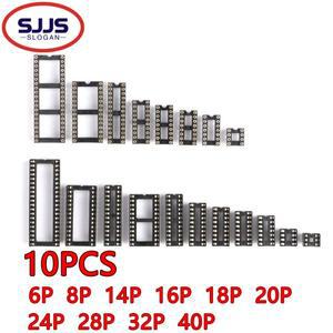 (10피스)와이드 바디 칩 IC 직접 DIP6 DIP14 DIP20 핀 커넥터 소켓