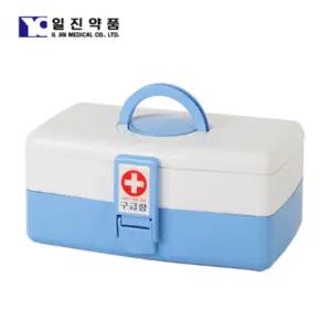 (힘찬)일진 TOP 구급함 2호 (290X158X128)약통 약상자 구급상자 비상 인테리어 비상용 가정용