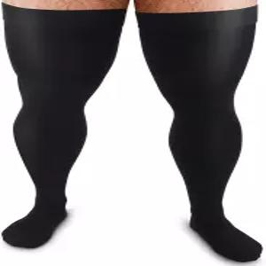 잔마이 허벅지 하이 컴프레션 양말 남성용 20-30mmhg 스타킹
