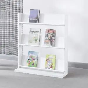 RO-오픈 전면 책장 600 화이트 화이트책장 화이트책꽂이 책진열대