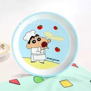 [하프클럽/알티피아]짱구는못말려 원형접시 24cm 사무용품