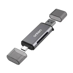 고품질 TBZ Coms 카드리더기 2 in 1 C타입 USB 3.0 TF Micro SD SD FW001 고속리더기 타입C WFM3UOC