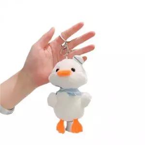[하프클럽/]귀여운 오리 모양 차량 자동차 열쇠고리 액세서리