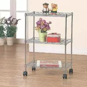 조립식앵글 이동식트롤리 수납함 틈새 모듈 팬트리 3단 철제 선반