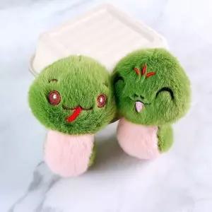 [하프클럽/]미니 뱀 모양 봉제 인형 자동차 가방 고리 열쇠고리 액세서리