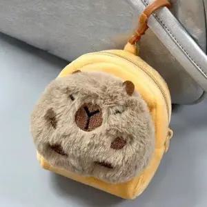 [하프클럽/]카피바라 동물 인형 파우치 미니 가방걸이 액세서리