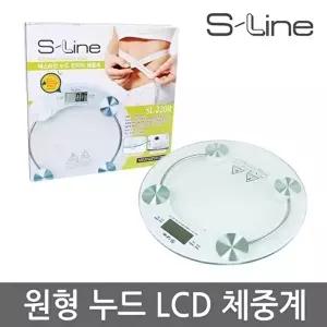 고품질 원형 디지털 체중계 강화유리 가정용 센서 저울 스마트체중계 전자 체중기계 몸무게 WFO3H8B
