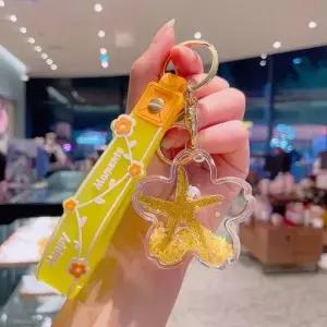 [하프클럽/]캐릭터 아크릴 커플 가방 장식 자동차 스트랩 열쇠고리