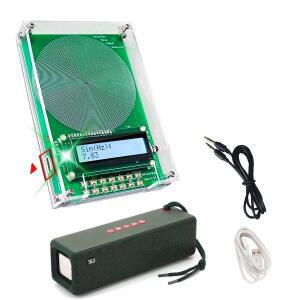 초저주파 펄스 오디오 공명기 C타입 인터페이스, 조절식 0.01Hz ~ 100000Hz, 7.83Hz 슈만 파 발생기