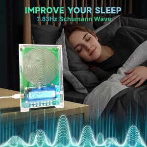 조절 가능한 0.01Hz ~ 100kHz 7.83Hz 슈만 공명 초저주파 펄스 파 발생기, 순수 사인 케이스 포함 오디오