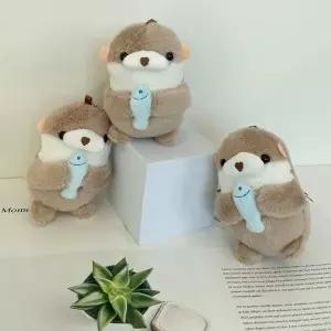 [하프클럽/]해달 인형 열쇠고리 가방걸이 동물 캐릭터 장식품