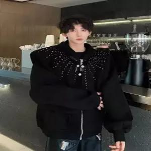 원더우면 남친 맨투맨 넥패드 카디건 탈부착 헤어스타일리스트 OPH1