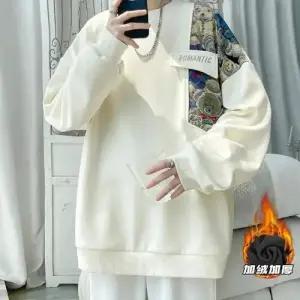 원더우면 남성 빈티지 캐주얼 기모 캐릭터 맨투맨 봄가을 라운드 트렌드 옷 OPH3