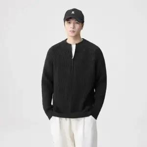원더우면 남사친 캐주얼 빈티지 카디건 반집업 스웨터 맨투맨 하이넥 춘추 솔리드 OPH3
