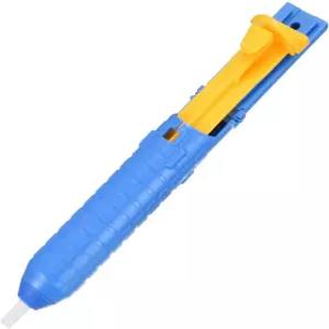 uxcell 디솔더링 펌프 8인치 20.5cm 수동 진공 납땜 어리버리 제거 수공구 플라스틱 노란색 파란색