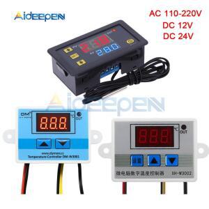 W3001 W3230 LED 디지털 온도 조절기, 컨트롤러 AC 110V-220V DC12V 24V 가열 냉각 제어