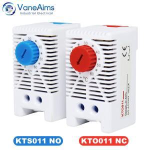 KTO011 기계식 스위치 NO NC 온도 조절기 AC220V 산업용 DIN 레일 캐비닛 컨트롤러 60 ℃