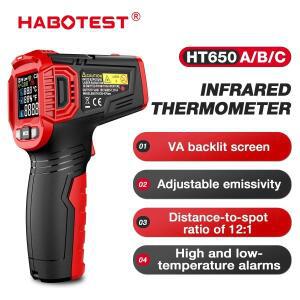 HABOTEST HT650A,HT650B,HT650C 시리즈 디지털 적외선 레이저 온도 비접촉 산업용 측정기