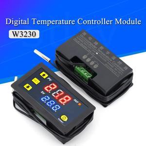 W3230 12V 24V AC110-220V 프로브 라인 20A 디지털 온도 제어 LED 디스플레이 조절기 열냉각 기기