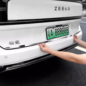 LED전구 ZEEKR 9X 2025 2026 스테인리스 스틸 테일게이트 트림 자동차 개조 테일게이트 보호 스티커 럭셔리