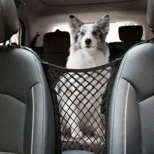 SUV 를 위한 막시치 도그 카 네트 배리어는 오거나이저 및 보관 기능이 있는 업그레이드된 트래블